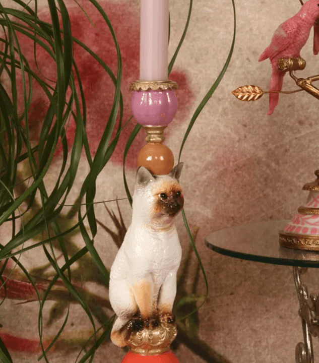 Bougeoir chat