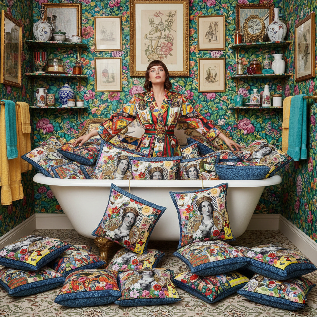 Housse coussin Arlésienne