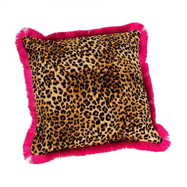 Coussin léopard