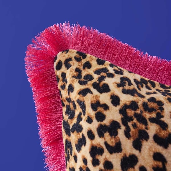 Coussin léopard