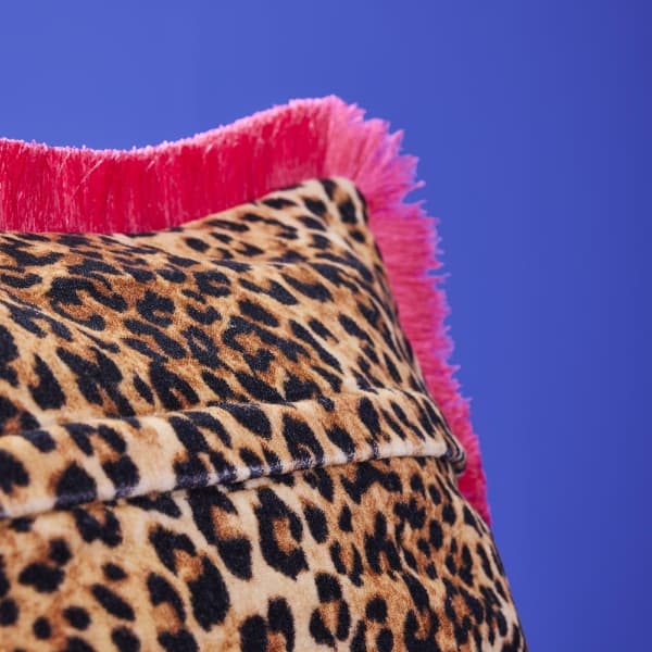 Coussin léopard