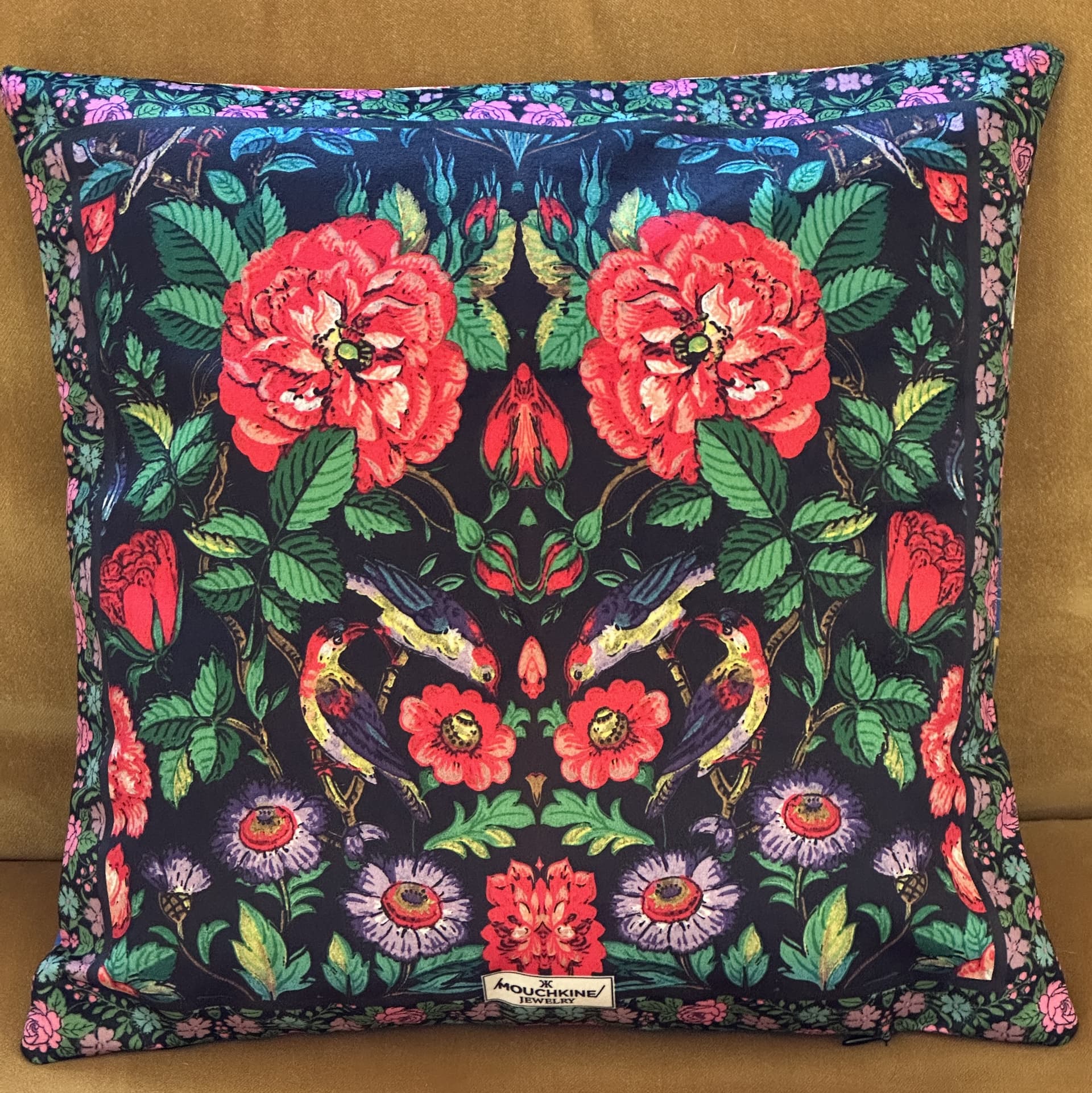 Housse coussin L'Amour est un jardin